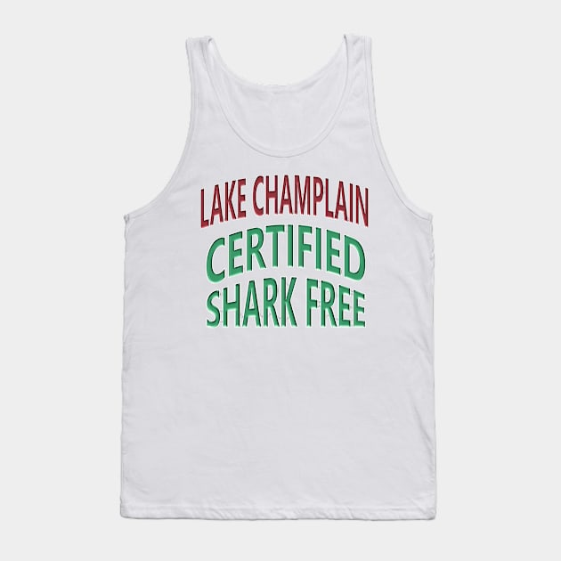 Lake Champlain - Certified Shark Free Tank Top by Naves